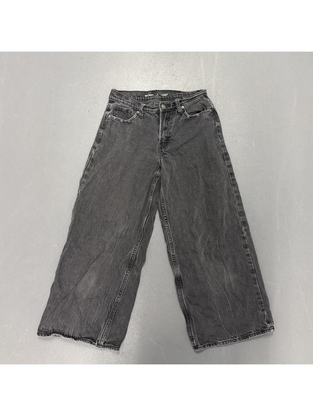 Old Navy Women's Black and Grey Jeans